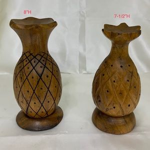 MONKEYPOD WOOD APPETIZER HOLDER DISPLAY